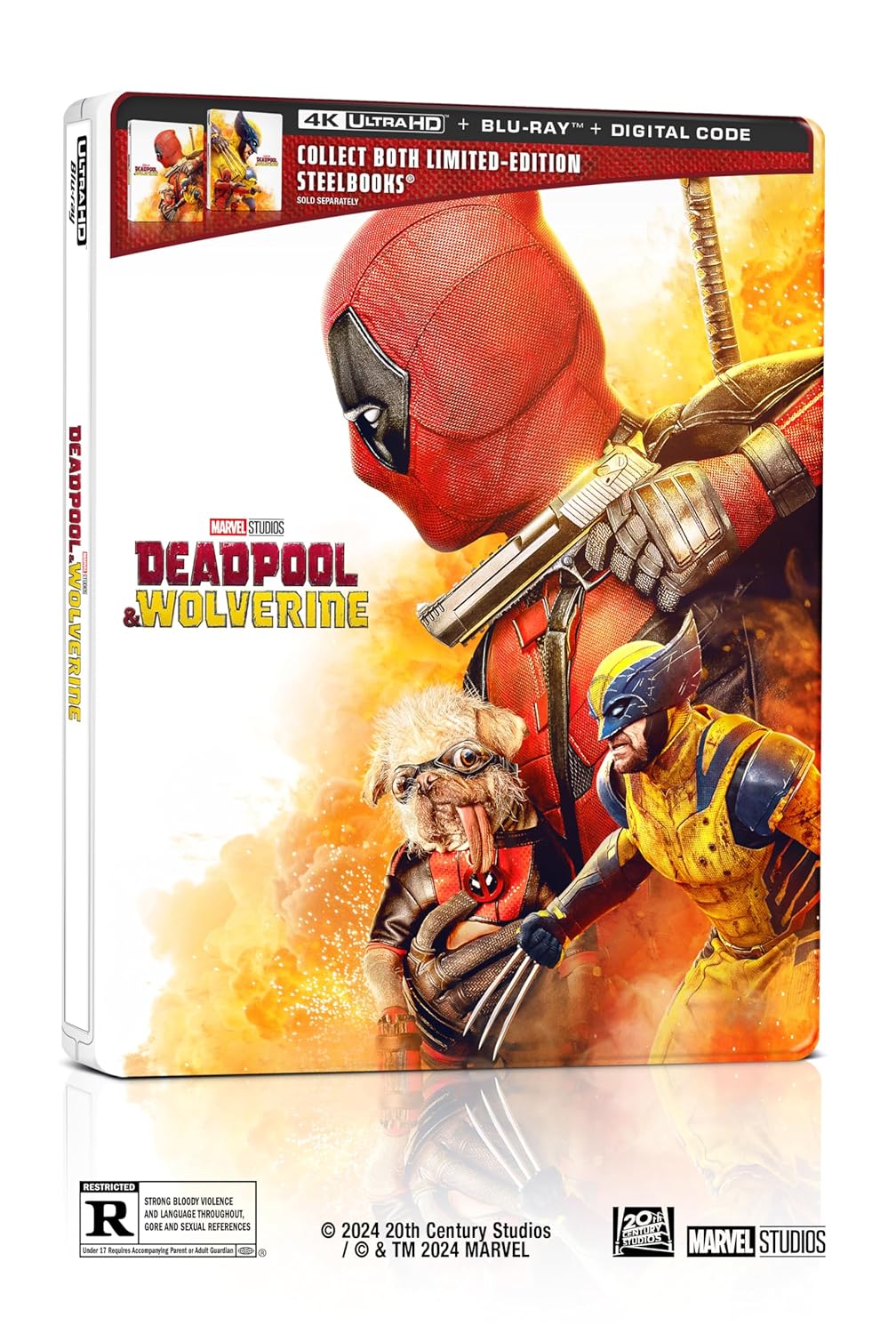 【新品】デッドプール&amp;ウルヴァリン 4K UHD スチールブック W 北米版 Amazon.co.jp: 【Amazon.co.jp限定】デッドプール＆ウルヴァリン